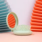 Zonyin Custom Logo Hot Sell Mini Plastic Folding Cosmetic Mirror Portable Comb Pocket Travel Mirror Mini Makeup Mirror for Girls