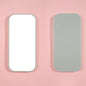 Zonyin Wholesale Promotion Portable Handheld Square Cosmetic Makeup Mirror Plastic+Glass Travel Pocket Personalized Small Mirror