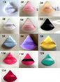 Zonyin Hot Selling Face Soft Velour Makeup Puff Big Equilateral Triangle Powder Puff for Loose Powder Body Powder
