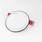 Zonyin Handed Mirror Personalized Single Side Pocket Makeup Mirror with LED Light ABS Plastic Design Compact Customized Logo