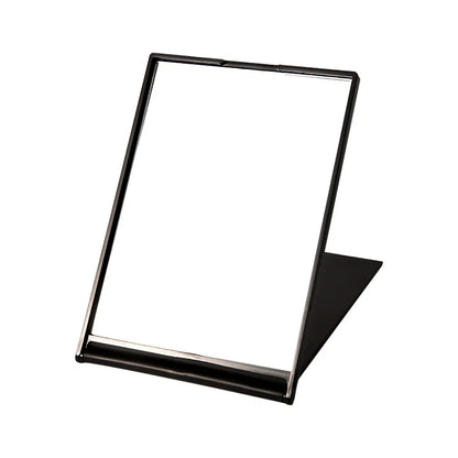 Zonyin Wholesale Folding Cosmetic Mirror Customize Logo Printable Rectangle Foldable Portable Makeup Mirror Promotional Gifts
