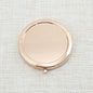 Zonyin Wholesale Double-sided Metal Makeup Mirror Round Folding 2X Magnifying Pocket Mirror with Customized for Wedding Gift