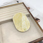 Zonyin Custom Logo High Quality Acetate Pocket Mini Cosmetic Mirror Portable Makeup Small Travel Mirror With Comb for Women