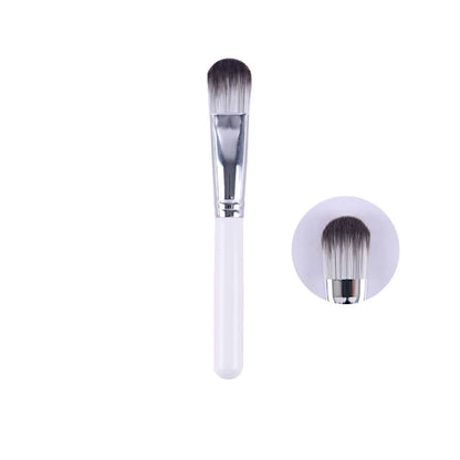 Zonyin Custom Private Label Facial Mask Brush Applicator Professional Makeup Vegan Wooden Face Mask Brush Soft Hair Wholesale