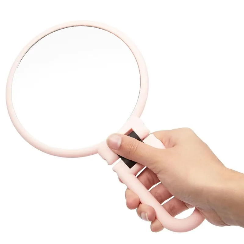 Zonyin 10X 30X 40X 50X Double Side Handheld Magnifying Makeup Mirror Portable Folding Magnifier Compact Mirror