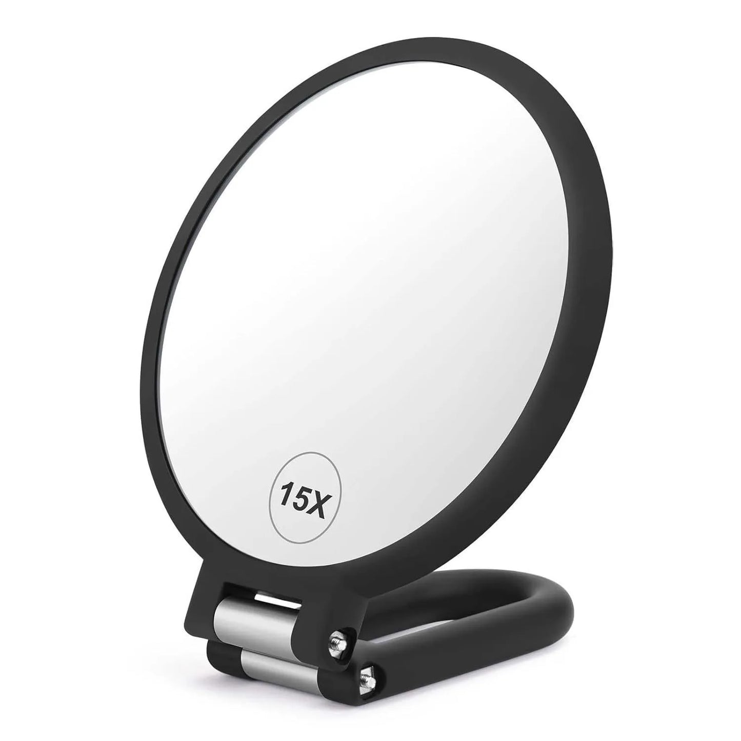 Zonyin 10X 30X 40X 50X Double Side Handheld Magnifying Makeup Mirror Portable Folding Magnifier Compact Mirror