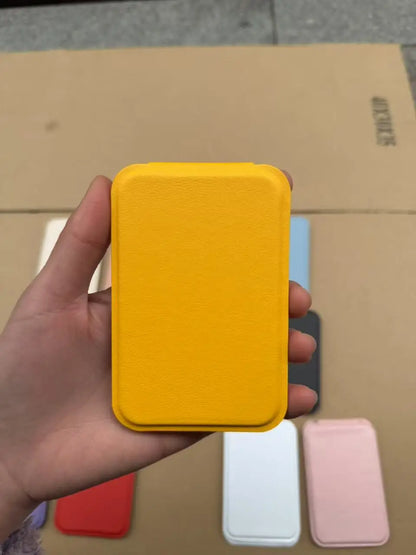Zonyin High Quality Pu Leather Pocket Mirror LOW MOQ Custom Embossed Logo Folding Portable Travel Makeup Mirror for Women