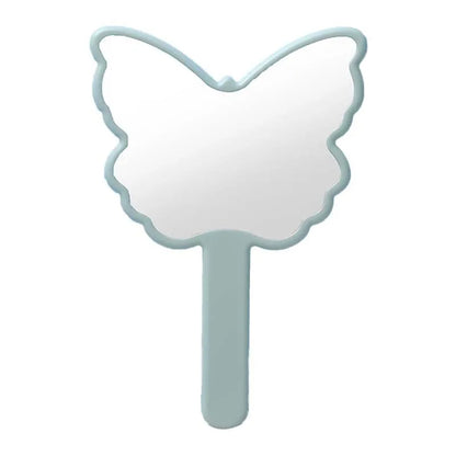 Zonyin Custom Logo Hand Mirror Cute Butterfly Shape Portable Cosmetic Mini Pocket Travel Mirror Personalized Feature