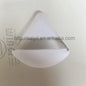 Zonyin Top Seller Triangle Powder Puff Makeup Sponge Soft Velour Cosmetic Puff Black Velvet Loose Powder Puffs for Face