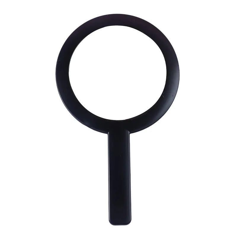 Zonyin Plastic Round Customized Logo Small Portable Makeup Mirror New Design Round Handheld Travel Mirror with Personalization