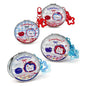 Zonyin Cute Rabbit Double Side Folding Makeup Mirror Cartoon Creative Keychain Pendant Portable Compact Mirror
