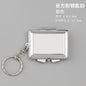 Zonyin Metal Keychain Mirror Creative Double Sided Folding Pocket Mirror Mini Gift Cosmetic Mirror with Ring for DIY Crafts