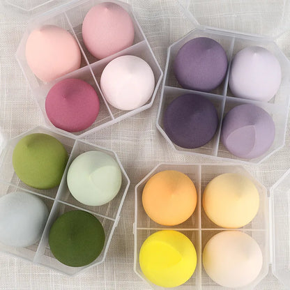 2025 Hot Private Label Sponge Wholesale Latex Free Soft Custom Logo Beauty Black Blender Makeup Sponges Egg With Package