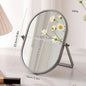 Zonyin Desktop Oval Rotating 360 Makeup Mirror Ins Style Dressing Table Mirror High Aesthetic Bedroom Vanity Mirror
