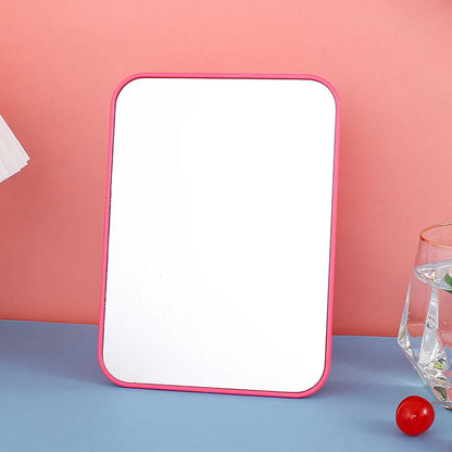 Zonyin Multifunction Pocket Foldable Handheld Cosmetic Mirror Custom Logo Compact Tabletop Folding Makeup Mirror for Travel