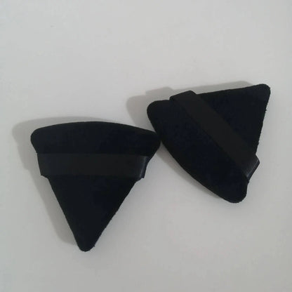 Zonyin Hot Selling Face Soft Velour Makeup Puff Big Equilateral Triangle Powder Puff for Loose Powder Body Powder