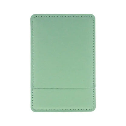 Zonyin Custom Personalized Logo High Quality White Rectangle Pu Leather Pocket Mirror Small Travel Makeup Mirror with Pu Bag