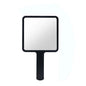 Zonyin Compact ABS Plastic Handheld Mirror Large Square Single-Sided Vanity Cosmetic Mirror Personalized Cute Small Handle