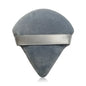 Zonyin Wholesale Super Soft Velour Triangle Powder Puff Custom Logo Label Makeup Puffs Velvet Face Cosmetic Puff for Women