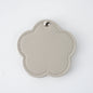 Zonyin New Arrival Flower Design White Pu Leather Makeup Mirror Customized Logo Portable Travel Pu Pocket Mirror for Women Girls