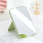 Zonyin Abs Plastic Desktop Rotatable Foldable Cosmetic Mirror Square HD Glass Princess Tabletop Makeup Mirror With Hanging Hole