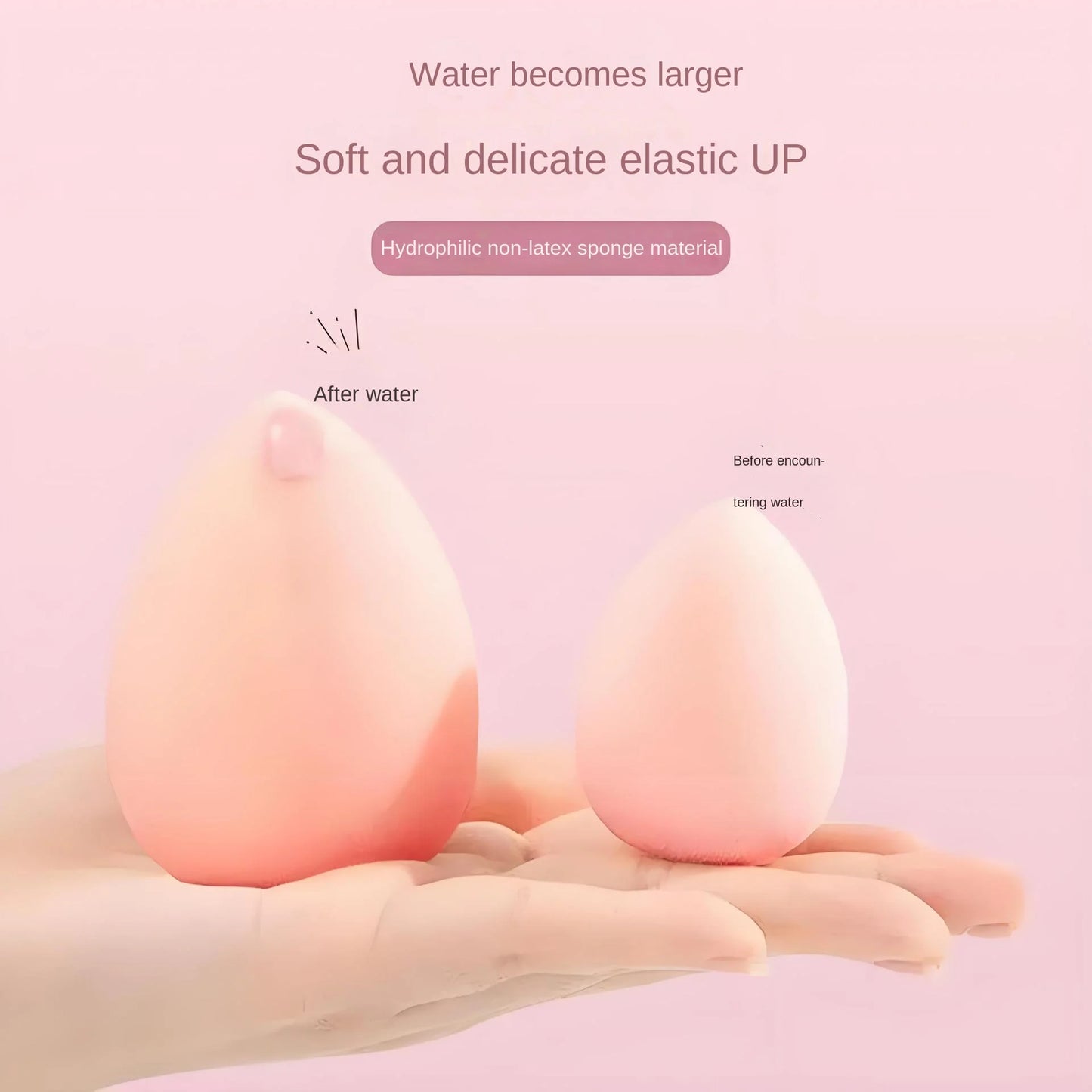 4pcs Portable Travel Size Colorful Bear Box Makeup Blender Sets Beauty Egg Puff Latex Free Powder Foundation Makeup Sponge