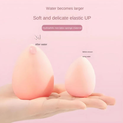 4pcs Portable Travel Size Colorful Bear Box Makeup Blender Sets Beauty Egg Puff Latex Free Powder Foundation Makeup Sponge