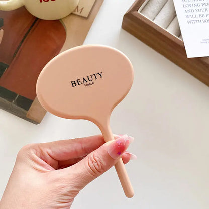 Zonyin Customized LOGO Eco-friendly Acetate Travel Pocket Comb Portable Handheld Makeup Mirror Set With Women Girls