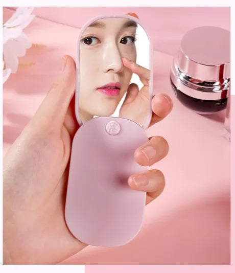 Zonyin Hot Selling Customizable Logo Mini Square Pocket Cosmetic Mirror Portable Flip Travel with Recyclable Material