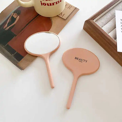 Zonyin Customized LOGO Eco-friendly Acetate Travel Pocket Comb Portable Handheld Makeup Mirror Set With Women Girls