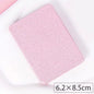 Zonyin Cute Portable Round PU Leather Folding Mirror Shiny Heart Shape 2X Double Sided Pu Pocket Makeup Mirror with Custom Logo