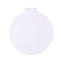 Zonyin Double-Sided Pink Small Round ABS+Glass Cosmetic Mirror Cute Compact Mini Pocket Travel Mirror With Customized Logo