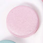 Zonyin Custom Logo Foldable Double-sided Pocket Mirror 1X/2X Portable Mini Pu Glitter Macarons Round Makeup Mirror with Keychain