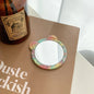 Zonyin Cute Marbled Acetate Small Pocket Cosmetic Mirror Portable Mini Travel Makeup Mirror Personalized Wholesale Promotion