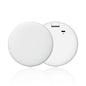 Zonyin Portable Round Smart Magnifying Pocket Cosmetic Mirror With LED Light and UV Sunscreen Detection for Girl Women Travel