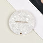 Zonyin Vintage Round Acetate Makeup Mirror Foldable Handheld Mirror Compact Small Circular Pocket Cosmetic Mirror for Purse