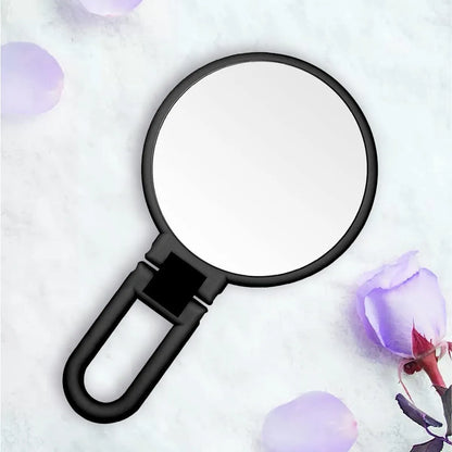 Zonyin 10X 30X 40X 50X Double Side Handheld Magnifying Makeup Mirror Portable Folding Magnifier Compact Mirror