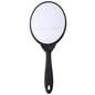 Zonyin Wholesale Plastic Handheld Makeup Mirror Oval Retro Travel Cosmetic Mirror with Portable Hand Held Mirror for Women Girls