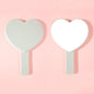 Zonyin Heart Shape Hand Cosmetic Mirror Custom logo Plastic Portable Handheld Makeup Mirror Promotional Business Gift