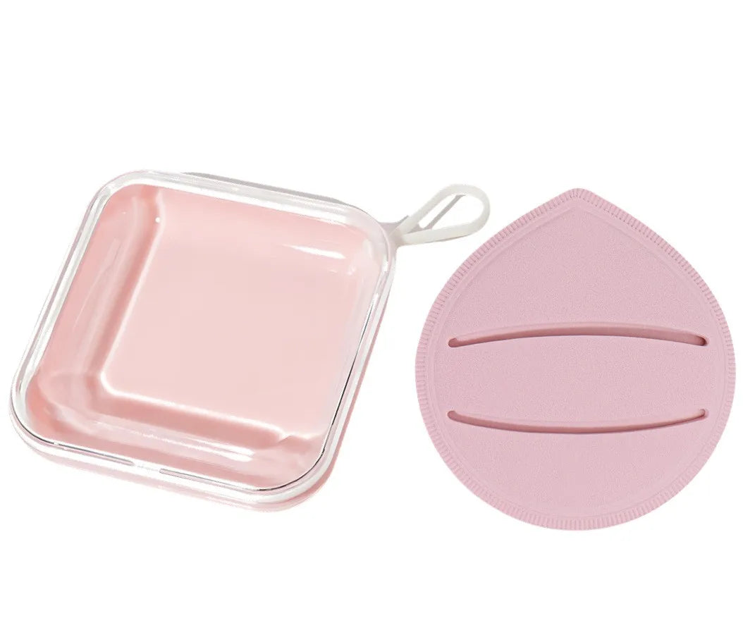 Professional Foundation Sponge Air Cushion Puff Makeup Puff with Drop Pattern Washable Non-Latex for Foundation and Powder