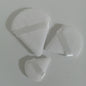 Zonyin Wholesale 3pcs Black Velvet Triangle Powder Puff Custom Logo Soft Mini Large Face Powder Puff for Make up