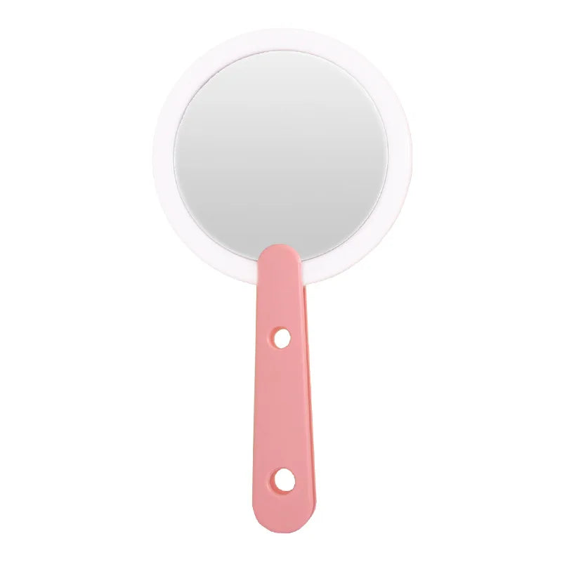 Zonyin OEM Private Label Handheld Compact Led Lights Travel Small Portable Cosmetic Espejo Makeup Led Mirror Led Pocket Mirror