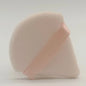 Zonyin Hot Selling Customized Cosmetic Flocking Heart Puff Velvet Makeup Loose Powder Puff Triangle Soft Dry Use
