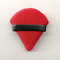 Zonyin Top Seller Triangle Powder Puff Makeup Sponge Soft Velour Cosmetic Puff Black Velvet Loose Powder Puffs for Face
