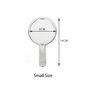 Zonyin New Design Electroplate Hand-held Round Pocket Mirror Custom Logo Portable Beauty Handheld Makeup Mirror with Promotion