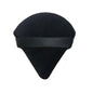 Zonyin Wholesale Super Soft Velour Triangle Powder Puff Custom Logo Label Makeup Puffs Velvet Face Cosmetic Puff for Women