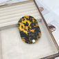 Zonyin Custom Logo High Quality Acetate Pocket Mini Cosmetic Mirror Portable Makeup Small Travel Mirror With Comb for Women