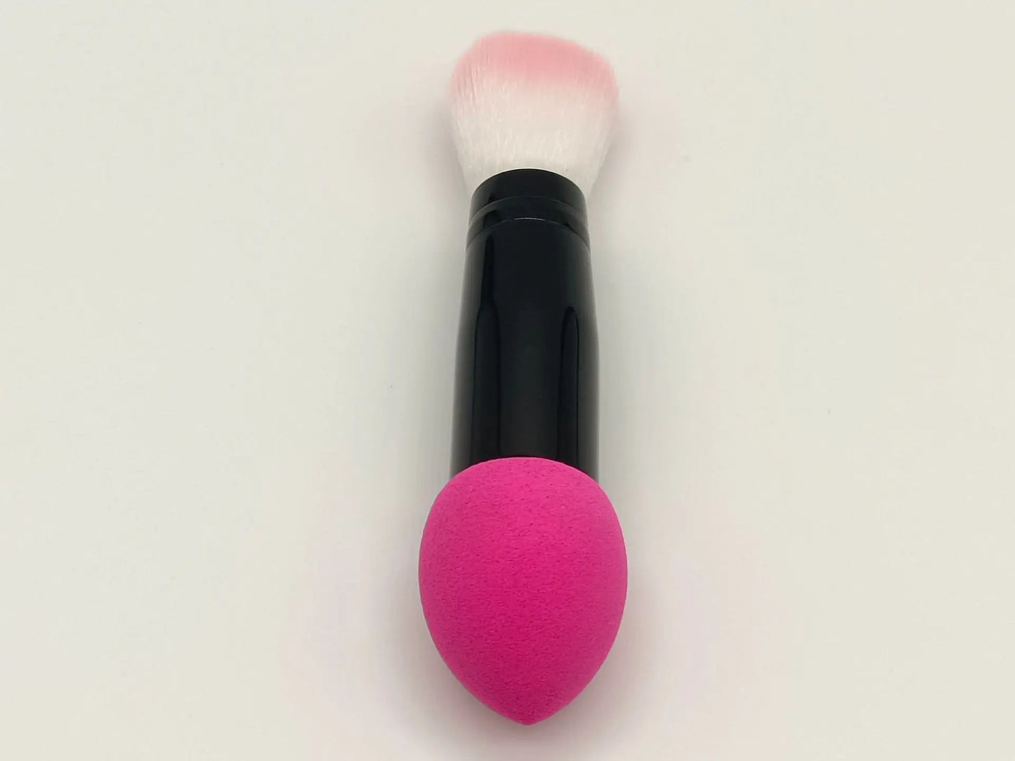 Zonyin Multi-Colored Cheap Portable Small Mini Double Headed Makeup Sponge and Powder Brush for Face