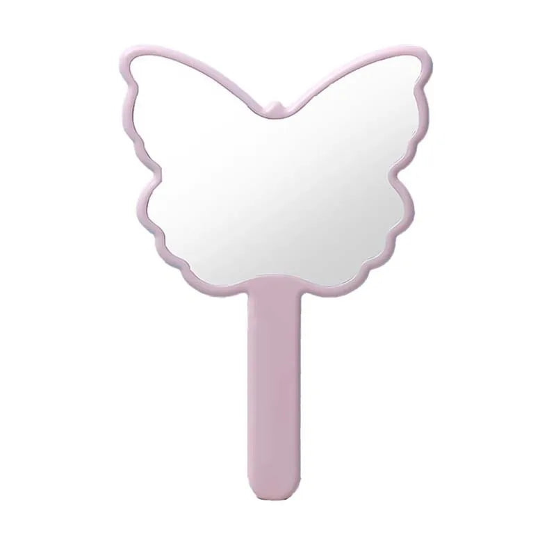 Zonyin Custom Logo Hand Mirror Cute Butterfly Shape Portable Cosmetic Mini Pocket Travel Mirror Personalized Feature