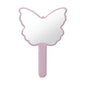 Zonyin Custom Logo Hand Mirror Cute Butterfly Shape Portable Cosmetic Mini Pocket Travel Mirror Personalized Feature